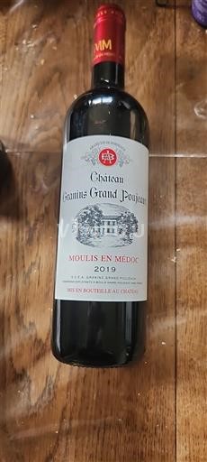 Bordeaux Moulis-en-Médoc Granins Grand Poujeaux 2019