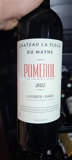 Bordeaux Pomerol Château La Fleur du Mayne 2022