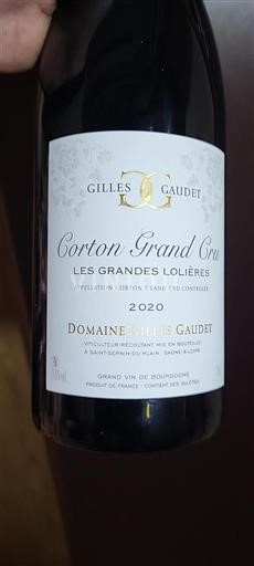 Burgundy Unspecified Grand Cru Domaine Gilles Gaudet Les Grandes Lolières 2020