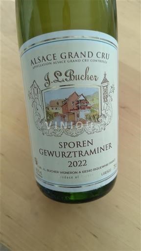 Alsasko Alsasko Grand Cru Grand Cru J.L. Bucher Sporen Gewurztraminer 2022