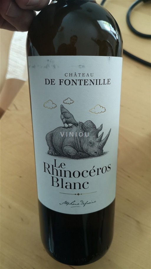 Bordeaux Entre-Deux-Mers Château Fontenille Le Rhinocéros Blanc Non-Vintage