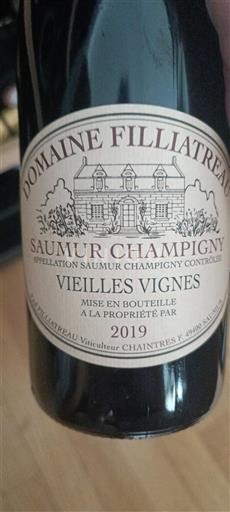 Dolina Loare Saumur-champigny Domaine Filliatreau Vieilles Vignes 2019