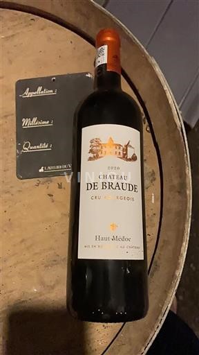 Bordeaux Haut-Médoc Cru Bourgeois Château Braude Cru Bourgeois 2020