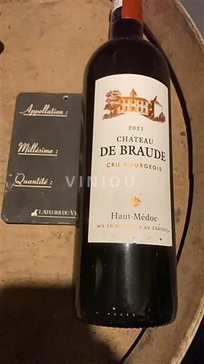 Bordeaux Haut-Médoc Cru Bourgeois Château Braude 2021