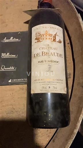 Bordeaux Haut-Médoc Cru Bourgeois Château Braude 2010