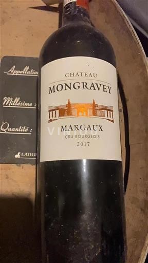 Bordeaux Margaux Cru Bourgeois Château Mongravey 2017