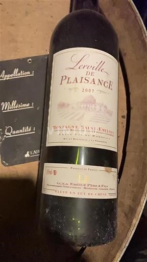 Bordeaux Montagne-saint-émilion Lerville de Plaisance 2007