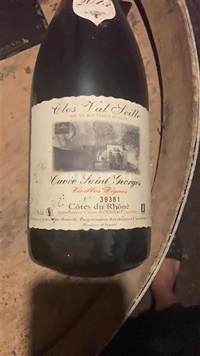Rhône-dalen Côtes-du-Rhône Clos Val Seille Saint Georges Vieilles Vignes 2013