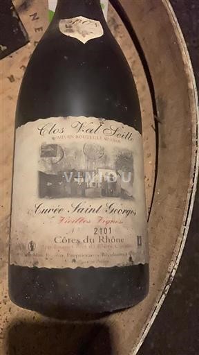 Rhônen laakso Côtes-du-rhône Clos Val Seille Saint Georges 2008