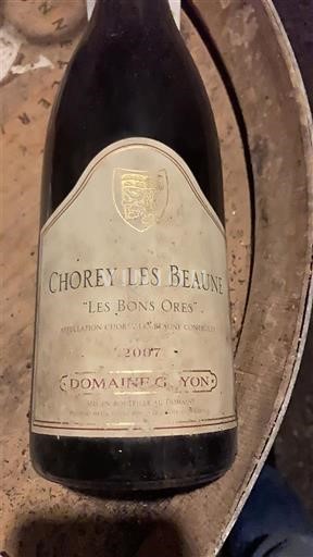 Burgundy Chorey-lès-Beaune Domaine Guyon Les Bons Ores 2007