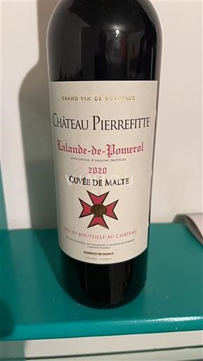 Bordeaux Lalande-de-pomerol Château Pierrefitte de Malte 2020