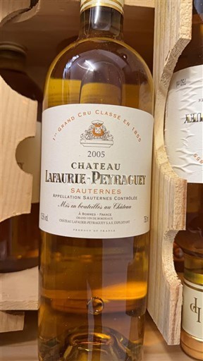 Bordeaux Sauternes Premier Cru Lafaurie-Peyraguey 2005