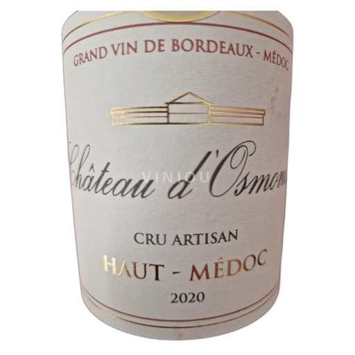 Bordeaux Haut-Médoc Château D Osmond 2020 2020
