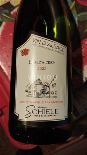 Alsace Edelzwicker Schiele Edelzwicker 2022