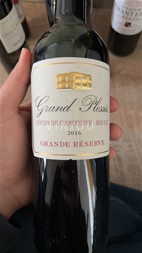 Sydväst Côtes de Gascogne Grand Plessis Grande Réserve 2016