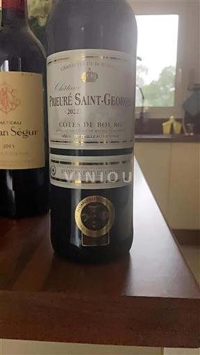 Bordeaux Côtes-de-bourg Château Prieuré Saint-Georges 2022