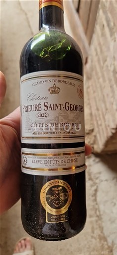 Bordeaux Côtes-de-bourg Château Prieuré Saint-Georges 2022