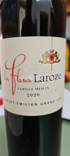 Bordeaux Saint-Émilion Grand Cru Grand Cru Château Laroze La Fleur Laroze 2020