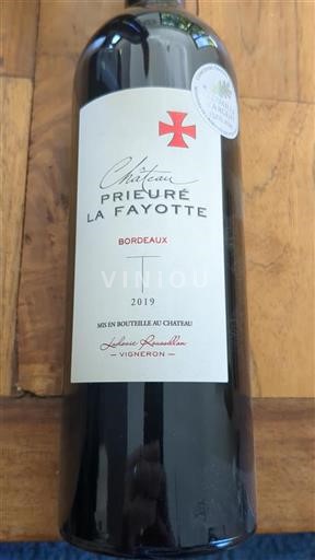 Bordeaux Château Prieuré La Fayotte 2019