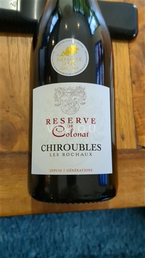 Beaujolais Chiroubles Domaine Colonat Réserve de Colonat Les Rochaux 2024