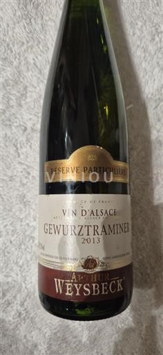 Alsace Grand Cru Arthur Weysbeck Réserve Particulière 2013