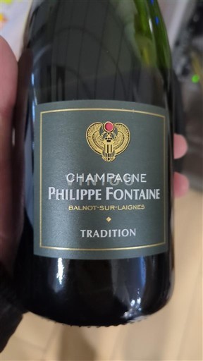Champagne Sâm-panh Philippe Fontaine Tradition Không niên vụ
