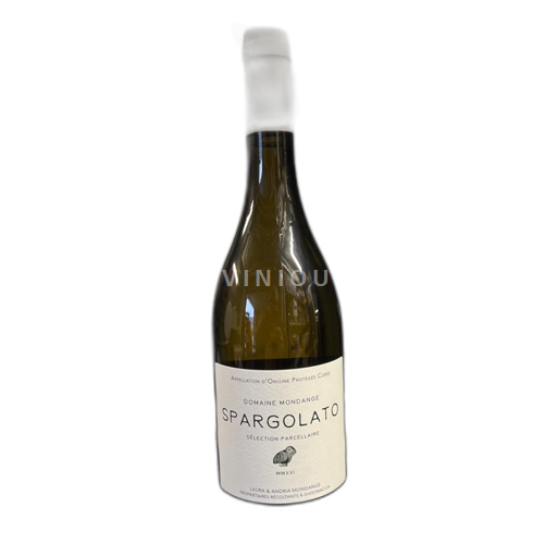 Korsika Domaine Mondange Spargolato Sélection Parcellaire 2021