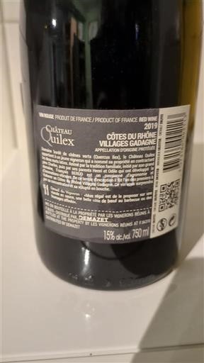Údolí Rhôny Nespecifikováno Demazet Château Quilex 2019