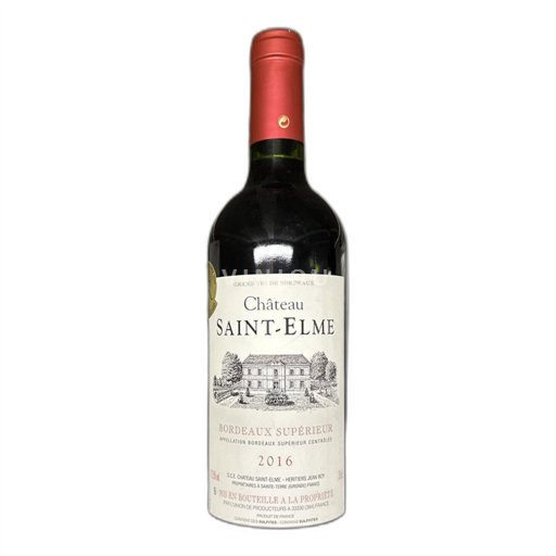 Bordeaux Bordeaux Supérieur Château Saint-Elme 2016