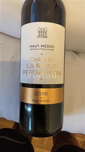 Bordeaux Haut-Médoc Château La Reine Perganson 2016