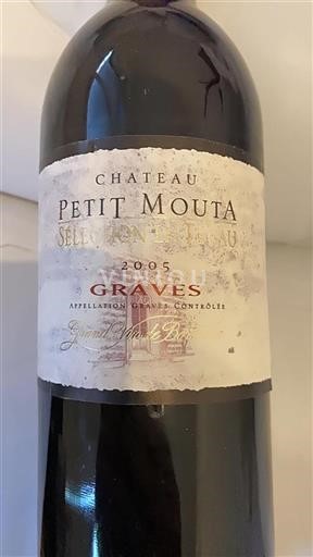 Bordeaux Graves Château Petit Mouta Sélection Le Tucau 2005