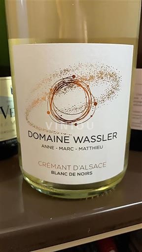 Alsacia Crémant de Alsacia Grand Cru Domaine Wassler Blanc de Noirs Sin añada