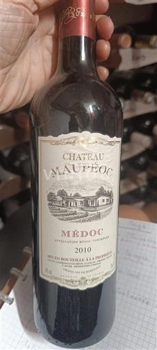 Burdeos Médoc Château Maupéoc 2010