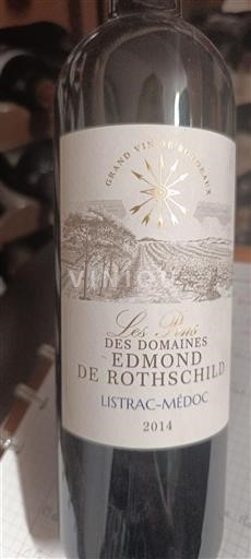 Bordeaux Listrac-Médoc Domaine S Edmond de Rothschild Les Perrières 2014