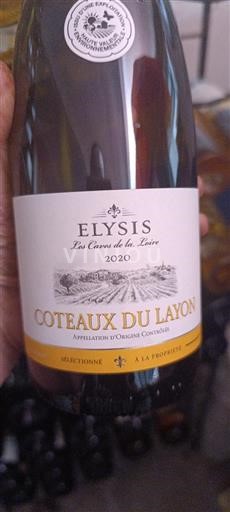 Thung lũng sông Loire Coteaux-du-layon Les Caves de la Loire Elysis 2020
