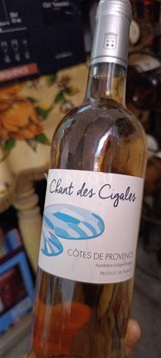 Provence Côtes de Provence Chant des Cigales Niet-geïntegreerd