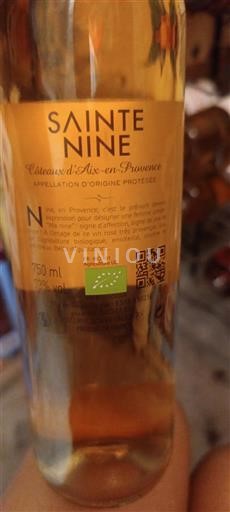 Provence Coteaux d'Aix-en-Provence Sainte Nine Không niên vụ