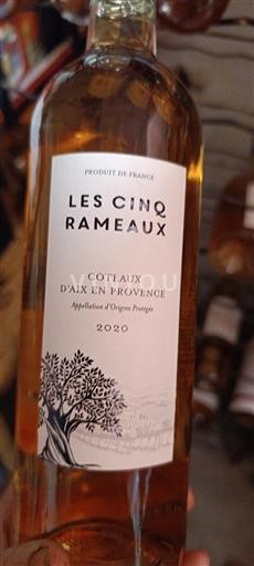 Provenza Coteaux de Aix en Provenza Les Cinq Rameaux 2020