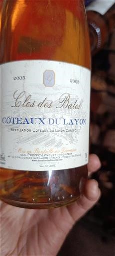 Loirevallei Coteaux du Layon Clos des Bates 2005
