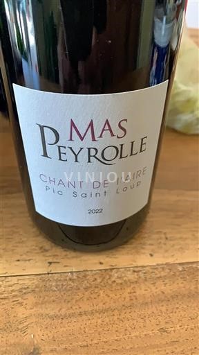 Languedoc Pic-saint-loup Mas Peyrolle Chant de l'Aire 2022