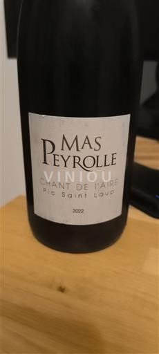 Languedoque Pic-saint-loup Mas Peyrolle Chant de l'Aire 2022