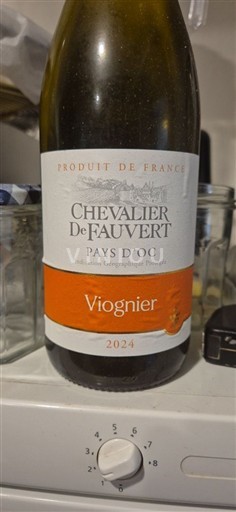 Wijnen Blanc sec Viognier Chevalier de Fauvert 2024 Frankrijk Languedoc-Roussillon Pays d'Oc IGP