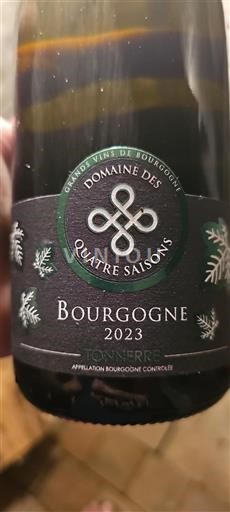 Bourgogne Domaine Des Quatre Saisons Tonnerre 2023