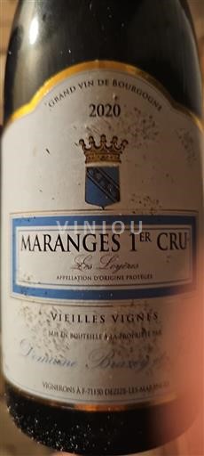 Bourgogne Premier Cru Domaine Braxey et Fils Vieilles Vignes 2020
