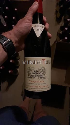 Vallée du Rhône Vacqueyras Château Des tours Réserve 2003