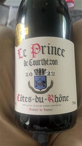 Rhônedalen Côtes du Rhône Le Prince de Courthézon 2022