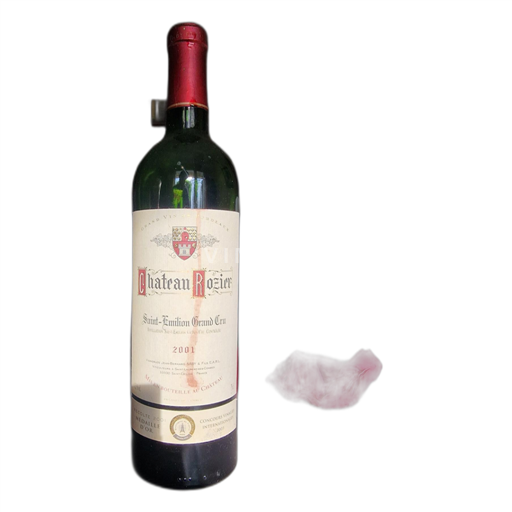 Vin Rouge sec Château Rozier 2001 France Bordeaux Saint-Émilion Grand Cru AOC