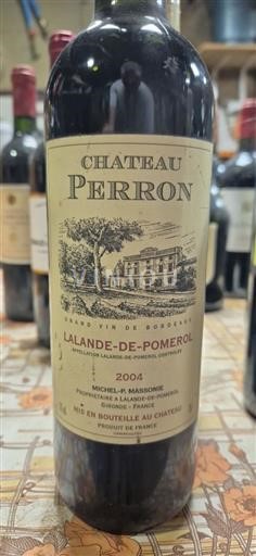 Bordeaux Lalande-de-Pomerol Château Perron 2004