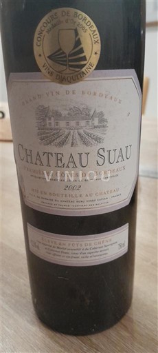 Bordeaux Prve obale Bordeauxa Château Suau 2002