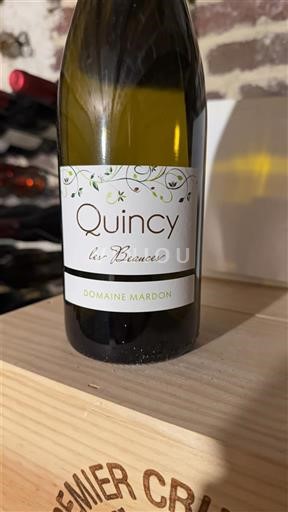 Vallée de la Loire Quincy Domaine Mardon Les Beauces 2022